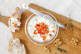 Fromage frais aux noix & poivron